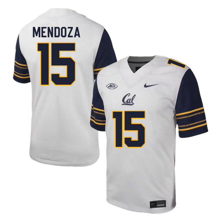 Men #15 Fernando Mendoza California Golden Bears ACC Conference College Football Jerseys Stitched Sa